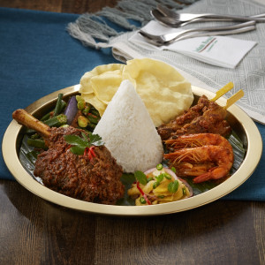 π nasi dulang lamb shank